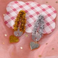 Women's Simple Style Heart Shape Alloy Plating Hair Clip main image 8