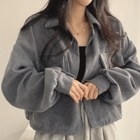 Women's Casual Classic Style Solid Color Single Breasted Coat Casual Jacket main image 6