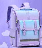 Waterproof Gradient Color School Daily School Backpack sku image 6