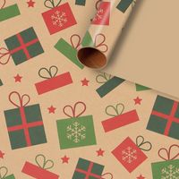 Weihnachten Pinguin Geschenkbox Schneemann Kraftpapier Gruppe Zubehör Für Geschenkverpackungen sku image 2