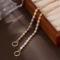 Lady Flower Alloy Inlay Artificial Pearls Women's Bracelets Necklace main image 6