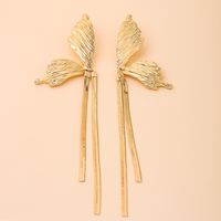 1 Pair Vintage Style Butterfly Alloy Drop Earrings main image 3
