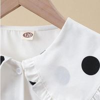 Cute Polka Dots 3D Print Cotton T-shirts & Blouses main image 4