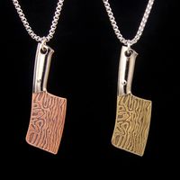 Hip-Hop Vintage Style Commute Blade 201 Stainless Steel Zinc Alloy Unisex Pendant Necklace main image 11