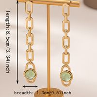 1 Pair Vintage Style Water Droplets Arylic Drop Earrings main image 4