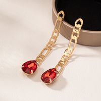 1 Pair Vintage Style Water Droplets Arylic Drop Earrings main image 9
