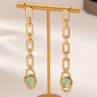 1 Pair Vintage Style Water Droplets Arylic Drop Earrings main image 7