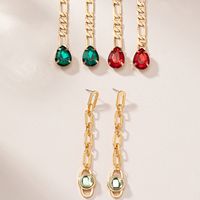 1 Pair Vintage Style Water Droplets Arylic Drop Earrings main image 8