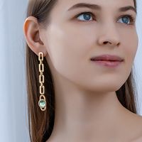 1 Pair Vintage Style Water Droplets Arylic Drop Earrings main image 11