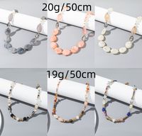 Casual Simple Style Geometric Artificial Crystal Synthetic Resin Beaded Women's Necklace main image 2