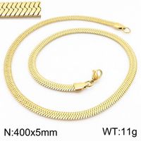 Simple Style Geometric Stainless Steel Plating Layered Necklaces sku image 8