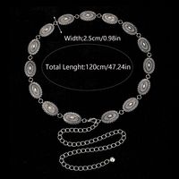 Ethnic Style Romantic African Style Solid Color Alloy Inlay Turquoise Women's Waist Chain sku image 2