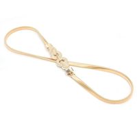 Sweet Geometric Solid Color Alloy Women's Chain Belts main image 3