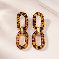 1 Pair Vintage Style Classic Style Color Block Arylic Drop Earrings main image 5