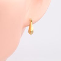 1 Pair Elegant U Shape Plating Sterling Silver White Gold Plated Gold Plated Earrings main image 7