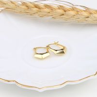 1 Pair Elegant U Shape Plating Sterling Silver White Gold Plated Gold Plated Earrings main image 5
