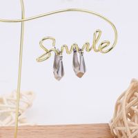 1 Pair Elegant U Shape Plating Sterling Silver White Gold Plated Gold Plated Earrings main image 10