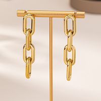 1 Pair Simple Style Solid Color Plastic Drop Earrings main image 4