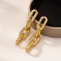 1 Pair Simple Style Solid Color Plastic Drop Earrings main image 5