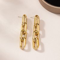 1 Pair Simple Style Solid Color Plastic Drop Earrings main image 3