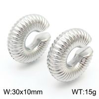 1 Par Estilo Moderno Gotitas De Agua Enchapado Acero Inoxidable Chapados en oro de 18k Pendientes sku image 49