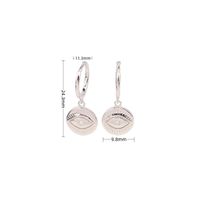 1 Pair Retro Devil's Eye Plating Inlay Sterling Silver Zircon White Gold Plated Gold Plated Drop Earrings main image 2
