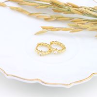 1 Paar Einfacher Stil Runden Überzug Inlay Sterling Silber Zirkon Vergoldet Ohrringe main image 9