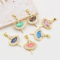 1 Piece Basic Whale Copper Plating Inlay Jewelry Accessories main image 1
