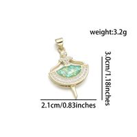 1 Piece Basic Whale Copper Plating Inlay Jewelry Accessories sku image 3