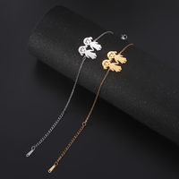 Cute Simple Style Girl Boy Stainless Steel Plating None Gold Plated Couple Bracelets main image 1