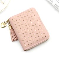 Women's Solid Color Pu Leather Zipper Wallets sku image 3