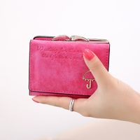 Women's Solid Color Pu Leather Magnetic Buckle Wallets sku image 4