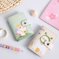 Women's Duck Pu Leather Flip Cover Wallets main image 5