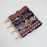 Polyester Cotton Color Block Bag Strap main image 6