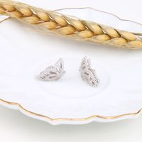 1 زوج حلو عقدة القوس الفضة الاسترليني ترصيع الأذن main image 8