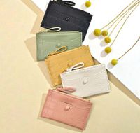 Women's Solid Color Pu Leather Zipper Coin Purses main image 6