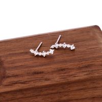 1 Pair Basic Classic Style Geometric Sterling Silver Ear Studs main image 7