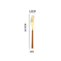 Casual Vacation Multicolor Stainless Steel Wood Spoon 1 Piece sku image 8
