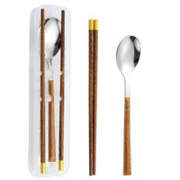 Casual Vacation Multicolor Stainless Steel Wood Spoon 1 Piece sku image 13