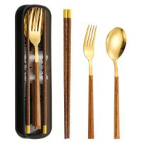 Casual Vacation Multicolor Stainless Steel Wood Spoon 1 Piece sku image 18