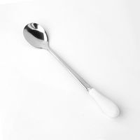 Casual Vacation Solid Color Stainless Steel Spoon 1 Piece sku image 1
