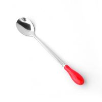 Casual Vacation Solid Color Stainless Steel Spoon 1 Piece sku image 4