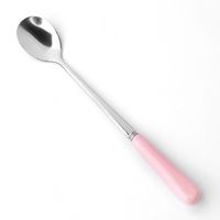 Casual Vacation Solid Color Stainless Steel Spoon 1 Piece sku image 8