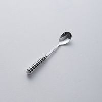 Chinoiserie Vacation Solid Color Stainless Steel Spoon Fruit Fork 1 Piece sku image 2