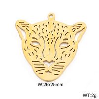 1 Piece Stainless Steel Zircon 18K Gold Plated Animal sku image 11