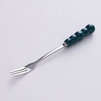 Casual Vacation Solid Color Stainless Steel Spoon 1 Piece sku image 5