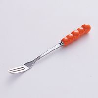 Casual Vacation Solid Color Stainless Steel Spoon 1 Piece sku image 9