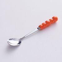 Casual Vacation Solid Color Stainless Steel Spoon 1 Piece sku image 10
