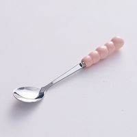 Casual Vacation Solid Color Stainless Steel Spoon 1 Piece sku image 14