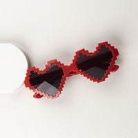 Funny Heart Shape Resin Special-shaped Mirror Full Frame Women's Sunglasses main image 5